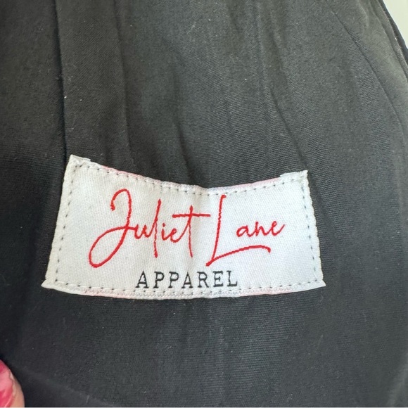 Juliet Lane Apparel Girls Black Ruffle Seashell Sundress - Picture 3 of 9